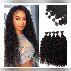 NWT Smartinnov 100% Human Hair Tip Extensions 28"